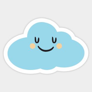 Happy Cloud Sticker